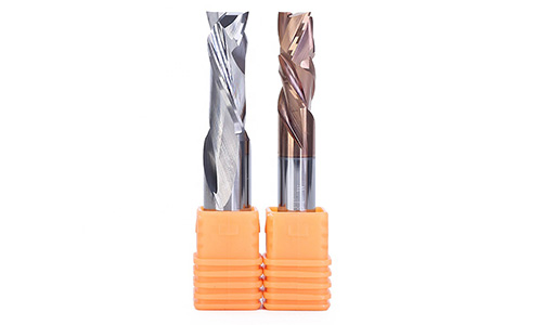 Solid Carbide Double-Flute Compression Spiral Router Bits